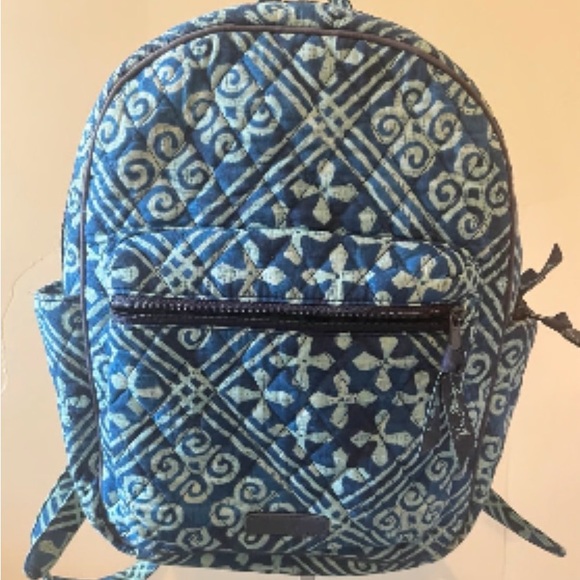 Vera Bradley Handbags - Vera Bradley blue Cuban Tiles small backpack